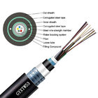 Long Span Round Optical Fiber Cable For Networking Internet GYXTW53 Direct Burial Plastic Optic Fiber Cable In Bulk