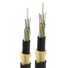 Double PE jacket with long span and long life self-supporting aerial ADSS fiber optic cable