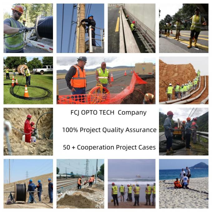 ثالث داخلي خارجي GJYXCH كابل قطرة الألياف الضوئية FRP 1 2 4 كابل ألياف ضوئية 0