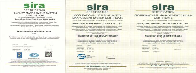 مصنع المخزون في الخارج مزدوج المدرع GYTS53-96 النواة كابل الألياف الضوئية سترة مزدوجة G652D شحنها في نفس اليوم 20