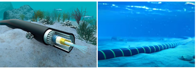 كابل ألياف ضوئية بحري GYTA33 12/24/48 نواة مزدوج الغلاف مُقوى مُدرع لتوريد معدات الألياف الضوئية 3