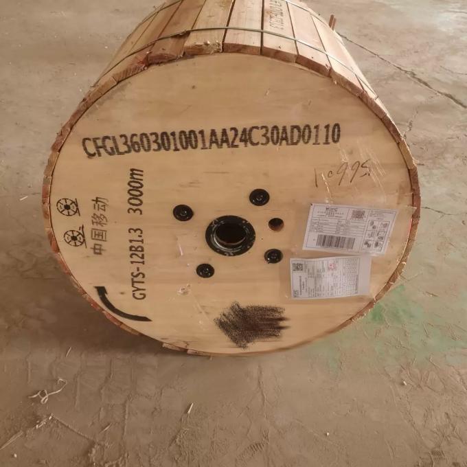 مصنع المخزون في الخارج مزدوج المدرع GYTS53-96 النواة كابل الألياف الضوئية سترة مزدوجة G652D شحنها في نفس اليوم 11