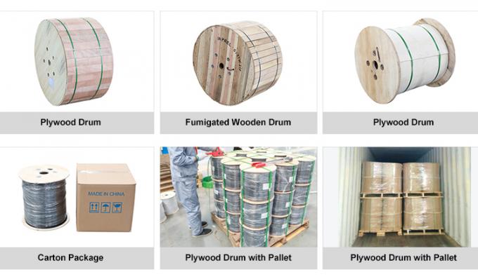 مصنع المخزون في الخارج مزدوج المدرع GYTS53-96 النواة كابل الألياف الضوئية سترة مزدوجة G652D شحنها في نفس اليوم 19