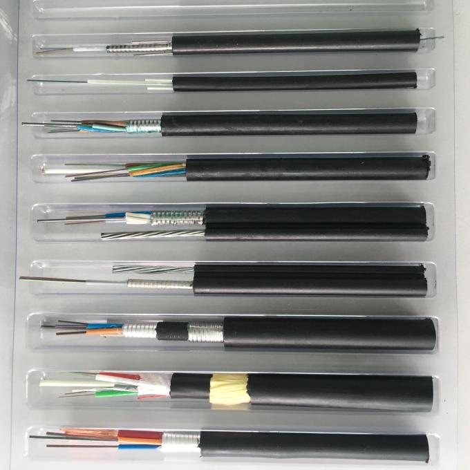 كابلات الألياف الضوئية المنفخة بالهواء للخارج 12-24 نواة G652D 3