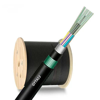 12 24 48 96 Core Single Mode G652d Outdoor Duct Aerial Fiber Optic Cable GYTA53 GYTS53