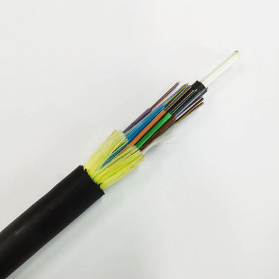 China Cable Supplier ADSS Single Jacket 48 Core Single Or Multi Mode FRP 1.5mm 100m Span Length Fiber Optic Cable
