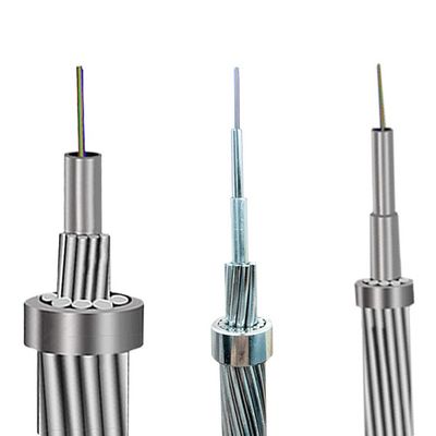 جودة  OPGW Fiber Optic Cable 24 48 Core Single Mode G652D Power System Aerial Optical Cable مصنع