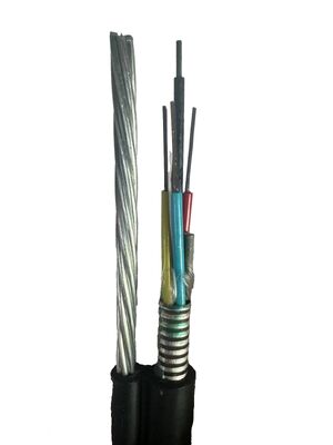 جودة  Wholesale Aerial Figure Fig8 Fiber Optic Cable Outdoor Armored  12 24 Core G652D GYTC8S مصنع