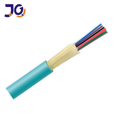 جودة  GJFJV10 24 Core Multimode Indoor Fiber Optic Cable OM1 OM2 OM3 LSZH Gigabit Network مصنع