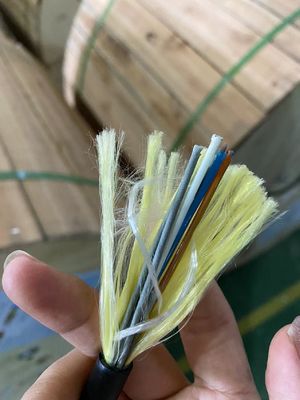 كابل الألياف البصرية ADSS 24F 100M Span Aerial Fiber Optic ADSS Cable