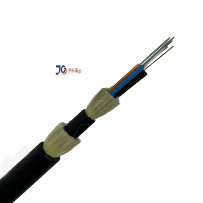 لا يوجد سترة معدنية واحدة مزدوجة سترة متعددة النوى كابل الألياف البصرية ADSS مع HDPE