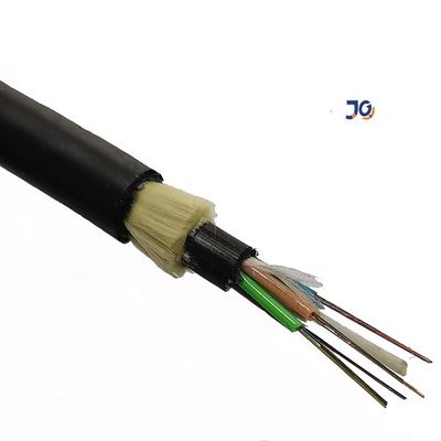 Double Jacket ADSS Fiber Optic Cable 24 96 Core G652D Single Mode HDPE All Dielectric Self Supporting Aerial
