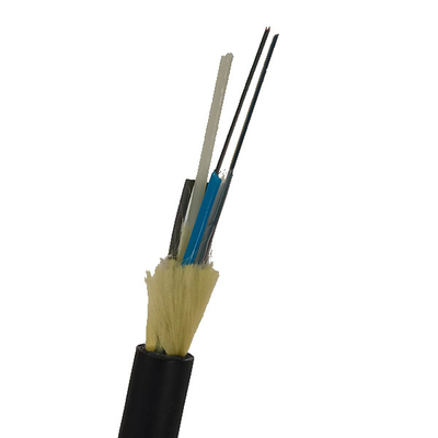 Aramid Yarn Strength Single Mode Span 100m 12/24 Cores ADSS كابل الألياف الضوئية