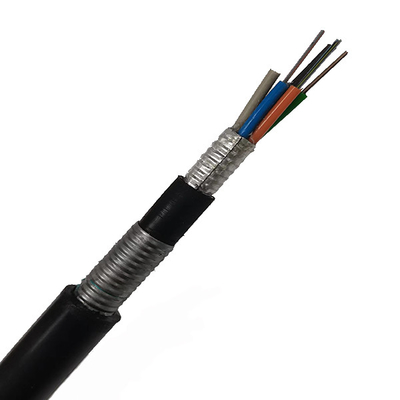 كابل الألياف البصرية المدفون مباشرة تحت الأرض Gyta53 G652d 24 Core Fiber Optic Cable