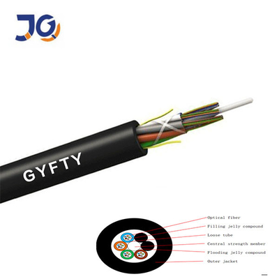 كابل الألياف البصرية GYFTY 24 FO غير المدرع G652D 12 24 48