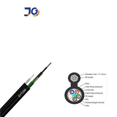 كابل الألياف الضوئية ذات الدعم الذاتي GYTC8S 24 Core Fig 8 كابل الألياف الضوئية
