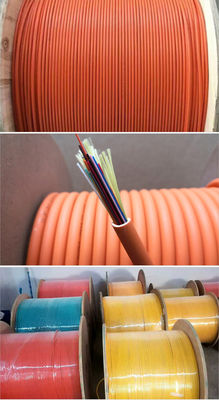 كابل أوبتيكي LSZH داخلي 4-Core 6-Core 8-Core 12-Core 24-Core 48-Core Single Mode كابل الألياف البصرية GJFJV