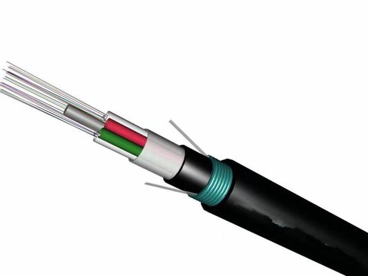 G652D 12 24 36 48 72 96 144 288 القلب المدفون مباشرة GYTY53 كابل الألياف الضوئية