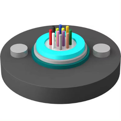 4 6 8 12 24 قلب GYXTZW Unitube كابل مضاد للنار كابل ألياف ضوئية في الهواء الطلق