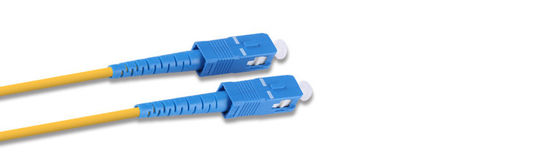 SC/SC Fiber Optic Patch Cord Single Multi mode Fiber لـ FTTH 1m 2m 5m 10m