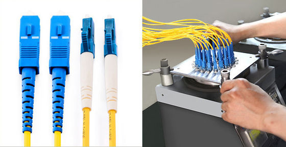 SC/SC Fiber Optic Patch Cord Single Multi mode Fiber لـ FTTH 1m 2m 5m 10m