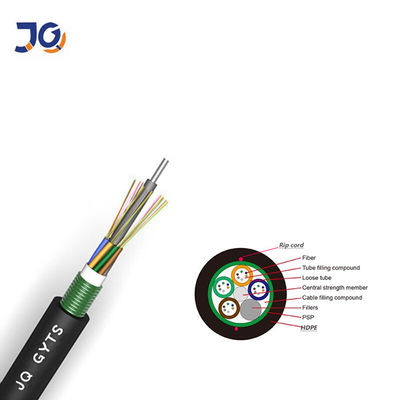 صانع كابلات الألياف البصرية GYTS GYFTS G652D Fiber Outdoor armoured Fiber Cable 96 core
