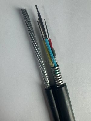 الكابل الخارجي العلوي ذو الدعم الذاتي الشكل 8 كابل الألياف الضوئية GYTC8S GYXTC8S GYFTC8S كابل الألياف الضوئية المقاوم بالشريط الصلب