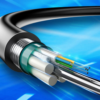 48 72 96 144 288 كابل الألياف الضوئية الأساسي المتعرج على الأنابيب المفتوحة GYTA GYTS كابل الاتصالات المدفون في القناة