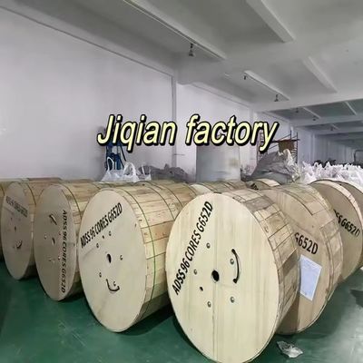 48 قلب كل الكهربائية الكهربائية ذاتية الدعم الكابل الجوي ADSS العرض 100m 200m الألياف البصرية كابل الألياف البصرية