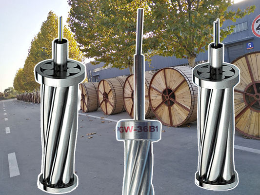 كابل الألياف الضوئية OPGW 24 48 النواة واحد الوضع G652D خط الطاقة الاتصال الكابل الضوئي الخارجي