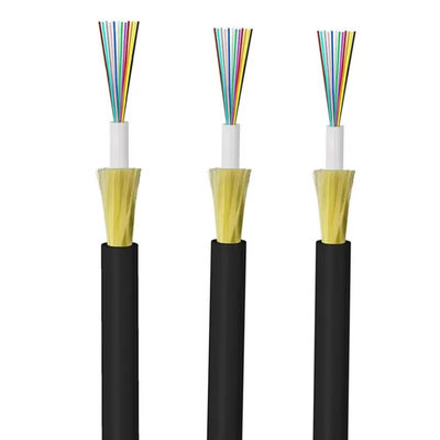 4 8 12 Core GYFXTH Unitube الخيط الزجاجي الخيط الأراميدي غير المعدني كابلات الألياف البصرية JET كابلات الألياف البصرية