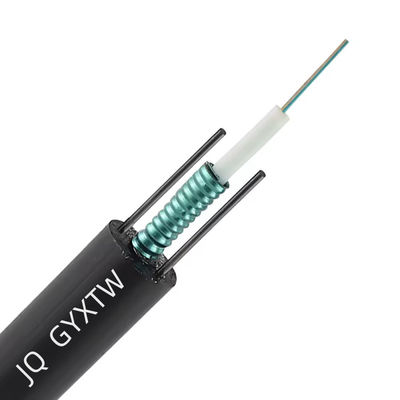 12 قلب GYXTW خارجية SM كابل الألياف الضوئية وحدات الأنبوب مدرعة بشريط فولاذي 6mm 7mm 8mm كابل الألياف الضوئية