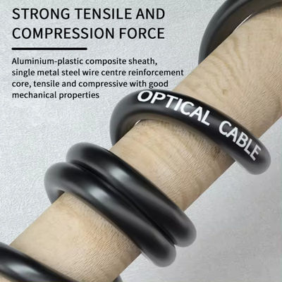 بيع بالجملة خارجية غير المعدنية 96 النواة الهوائية القناة G652D GYFTY كابل الألياف الضوئية مع FRP