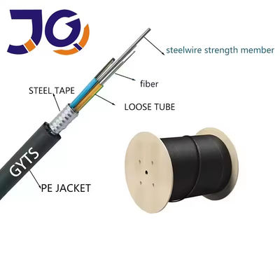 كابل الألياف الضوئية المدرعة ذات الوضع الواحد GYTA 96 كابل الألياف الضوئية تحت الأرض