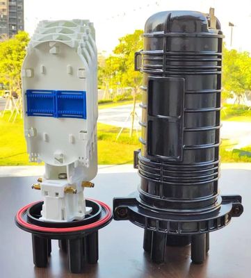 خارجية 12 24 48 نوع القبة الأساسية إغلاق كابلات الألياف المشتركة مربع إغلاق الألياف الضوئية