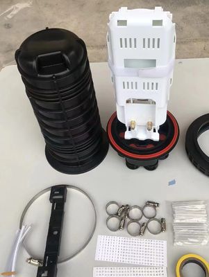 خارجية 12 24 48 نوع القبة الأساسية إغلاق كابلات الألياف المشتركة مربع إغلاق الألياف الضوئية