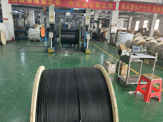 OEM الوضع الواحد 12 24 48 GYTS GYFTS كابل الألياف الضوئية المدرعة