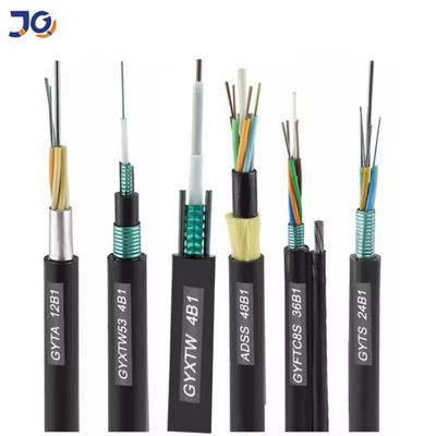 48 60 72 96core كابل ألياف ضوئية مدرعة مع2*1.5mm-سلك الطاقة GDTA GDTS كابل الفوتو الكهربائي الهجينة الألياف الضوئية