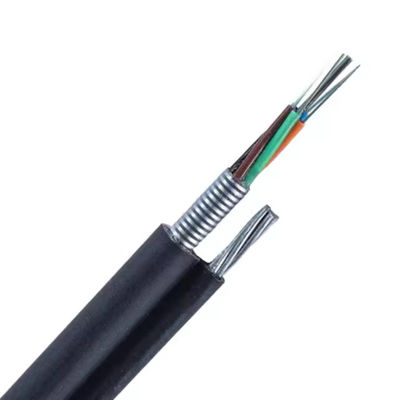 GYTC8S/GYTC8A خارجية ذاتية الدعم الشكل 8 كابلات الألياف البصرية الفولاذية الكابلات المزودة بالألياف البصرية