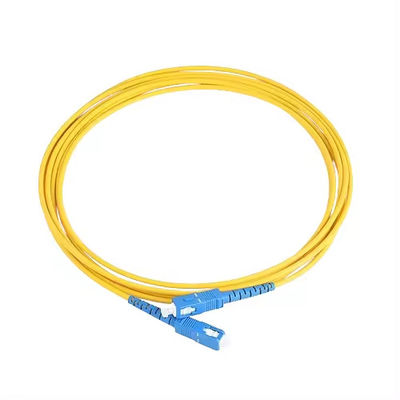 2.0mm 3.0mm SC UPC إلى SC UPC Duplex Jumper 1m 2m 3m 5m SM MM G652d SC Fiber Optic Patch Cord Patchcord