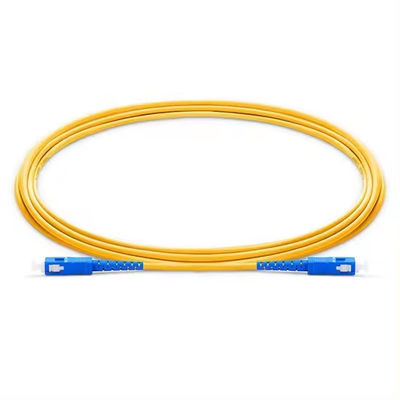 2.0mm 3.0mm SC UPC إلى SC UPC Duplex Jumper 1m 2m 3m 5m SM MM G652d SC Fiber Optic Patch Cord Patchcord