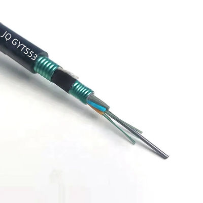 12 16 24 48 كابل ألياف ضوئية من النواة GYTA53 دفن مباشر كابل ألياف ضوئية مضاعفة ومدرعة للخارج