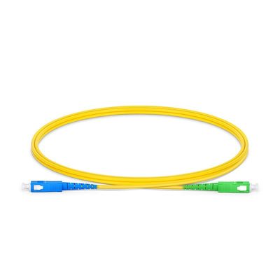 سلك التصحيح بالألياف الضوئية 3.0mm LSZH SC/APC a SC/UPC 1m 2m 3m سلك التصحيح