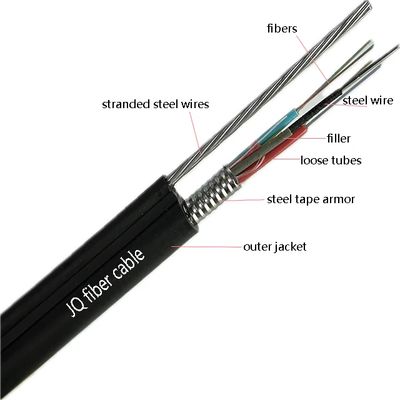 LSZH PE خارج الغطاء الجوي الأسود المقاوم للكابلات الضوئية