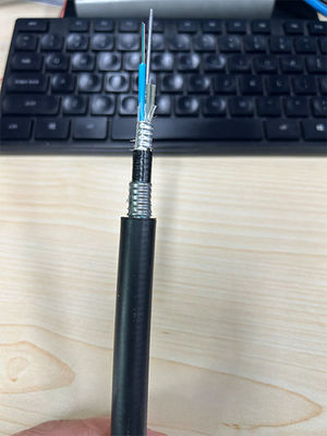 الوضع الواحد G652D 24 48 النواة البصرية مباشرة الدفن كابل الألياف البصرية GYTA53