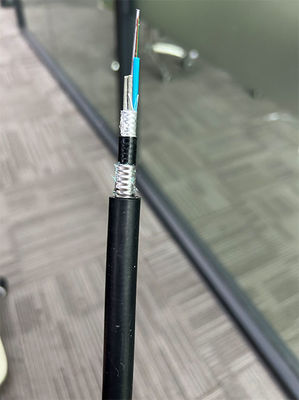 أنبوب فضفاض 12 و 24 محور كابل تحت الأرض من الألياف الضوئية