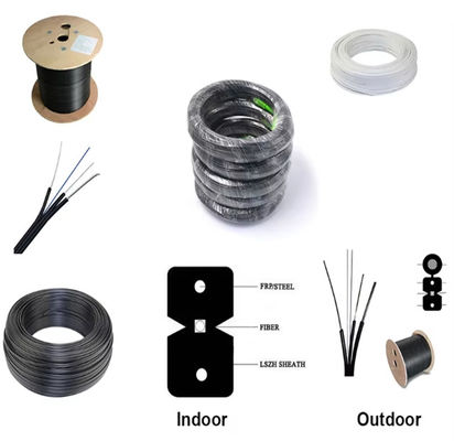 تجربة الأفضل في الاتصال بالشبكة مع كابل FTTH لقطرات الألياف الضوئية للداخل والخارج