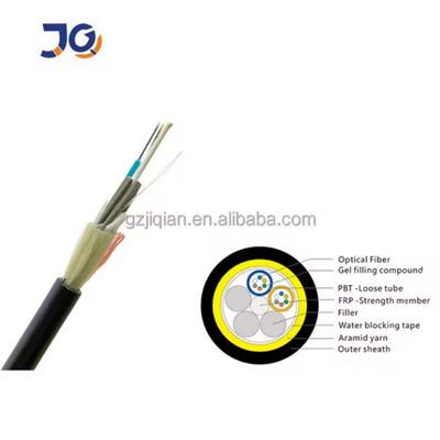 الصين مزود الكابلات ADSS سترة واحدة 48 قلب واحد أو متعدد الوضع FRP 1.5mm 100m طول العرض كابلات الألياف الضوئية