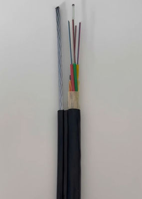 GYFTC8S الشكل 8 سلك الألياف البصرية المدرع الصلب الرسول FRP ذاتية الدعم