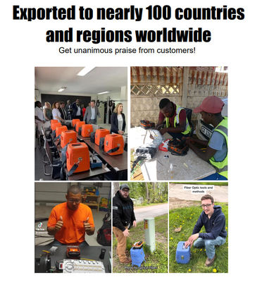 AI-9 التوصيل الاندماجي أجهزة التوصيل الاندماجي الألياف الآلية FTTH الألياف الضوئية لحام أجهزة التوصيل